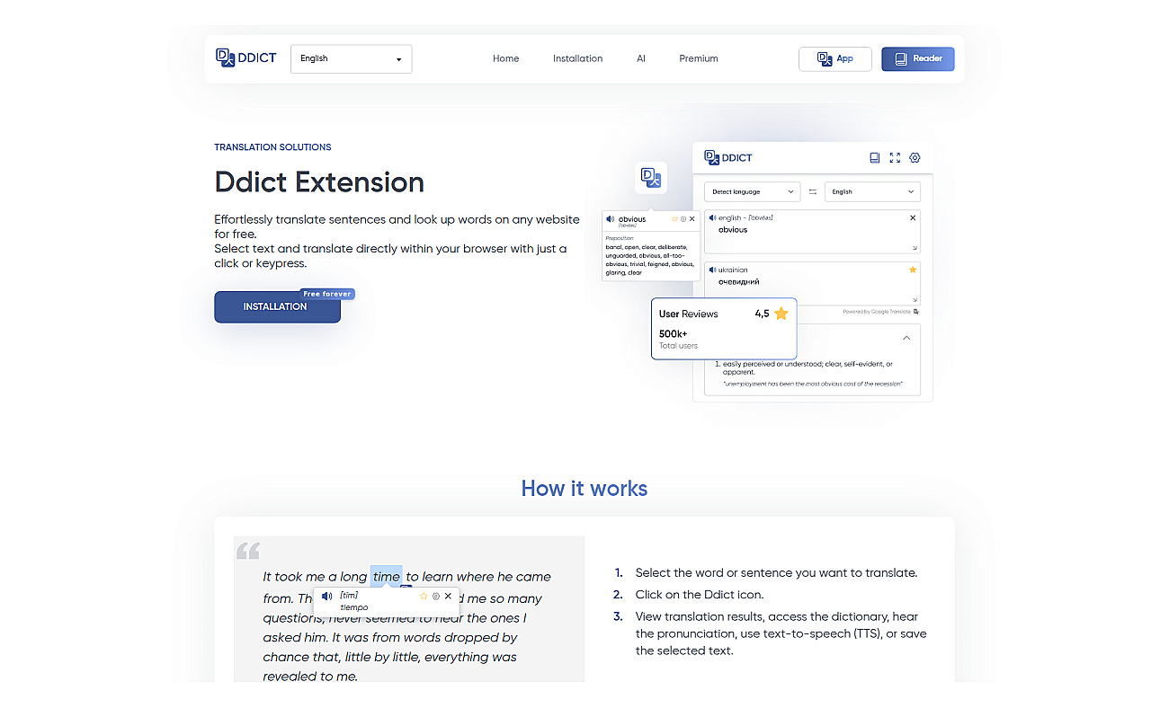 Ddict screenshot