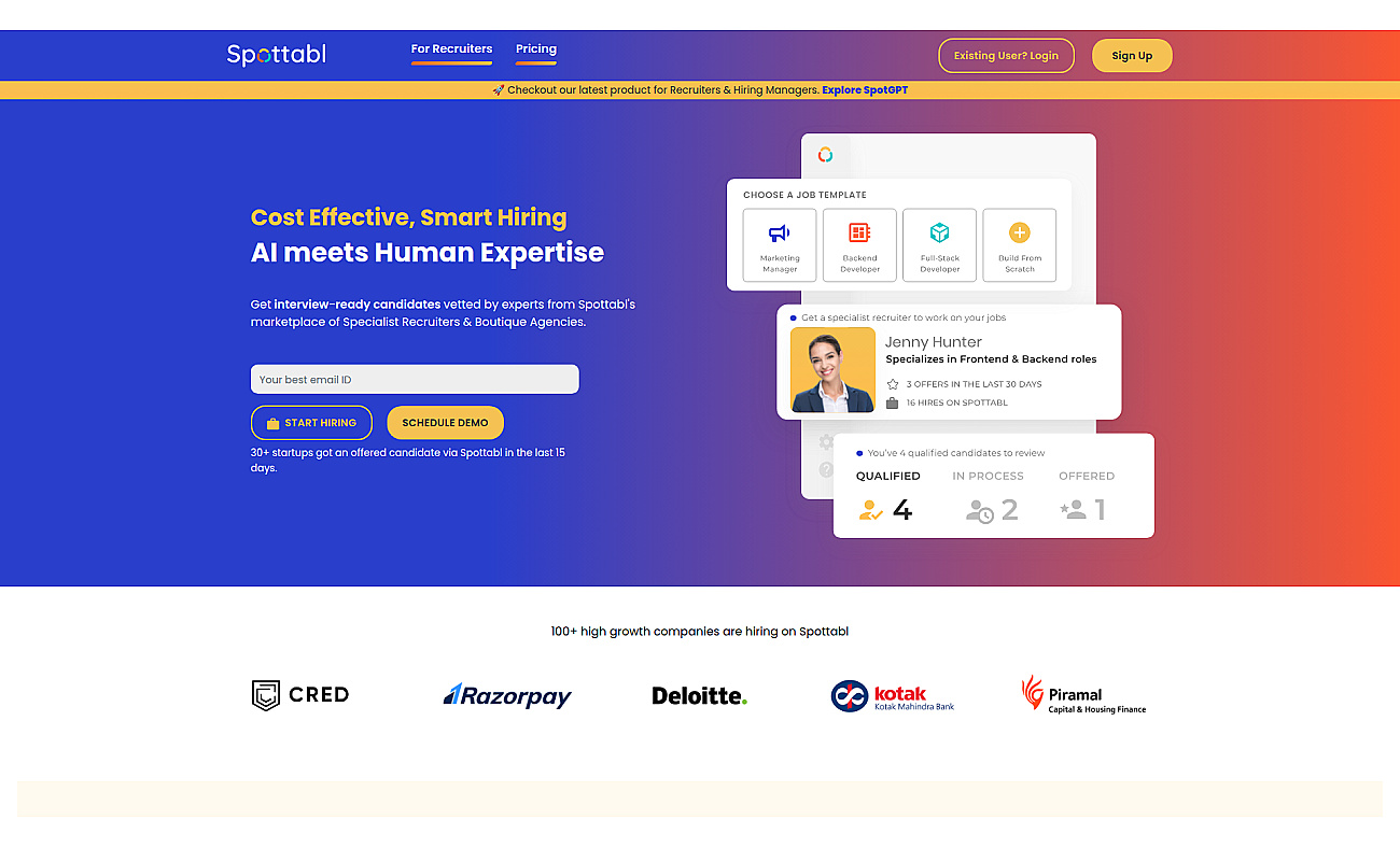 Spottabl screenshot
