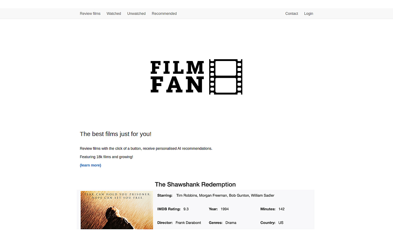 Film fan screenshot