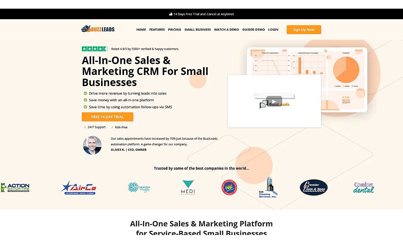 buzzleads.io screenshot
