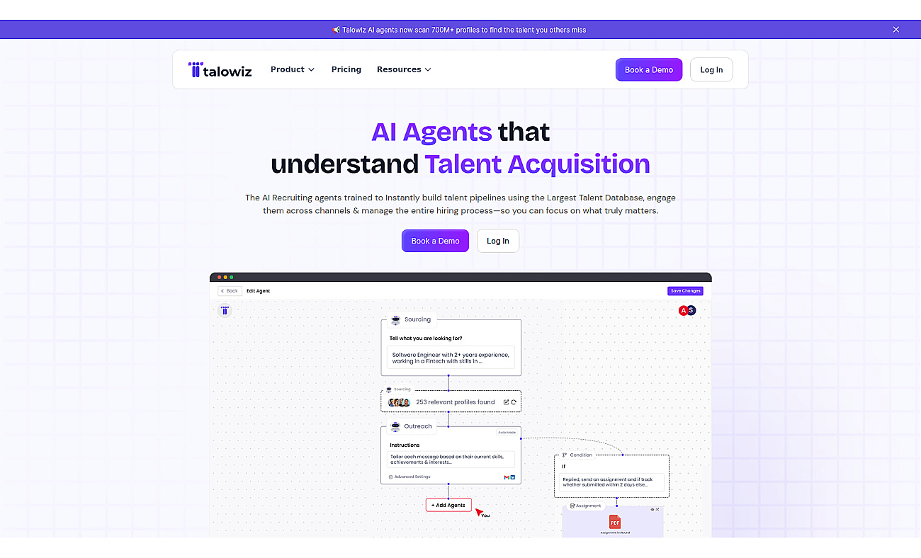 Talowiz screenshot