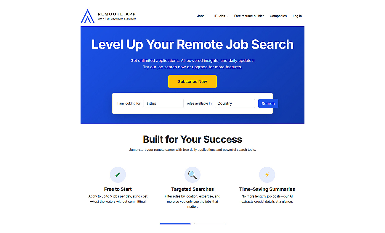 Remoote.app screenshot