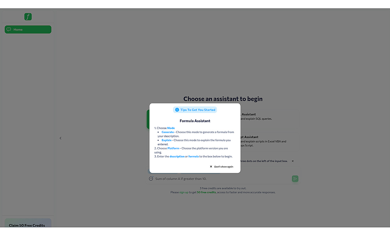 Formularizer screenshot