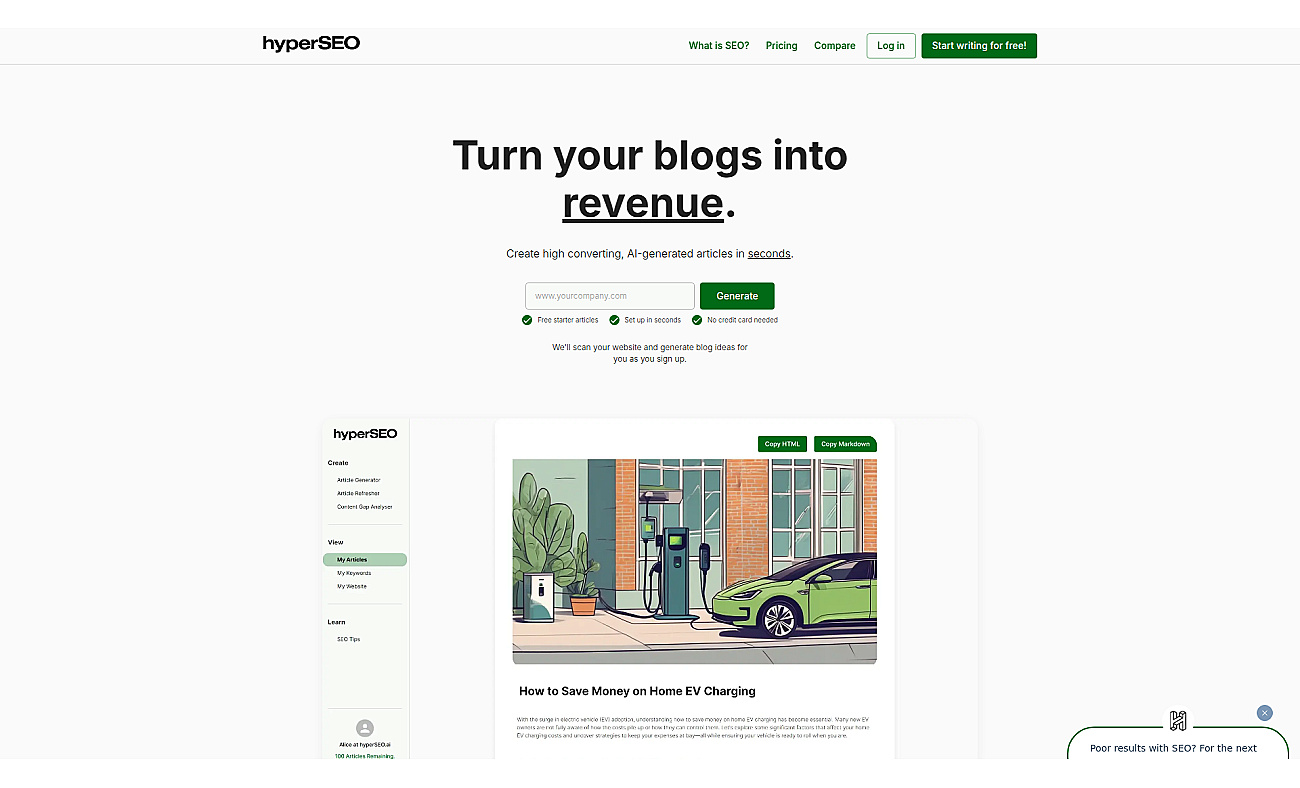 hyperSEO screenshot