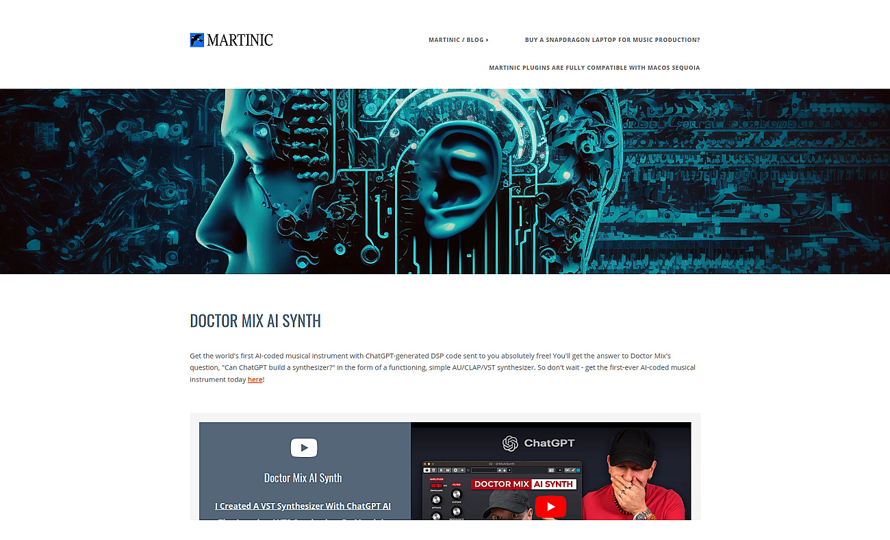 Doctor Mix AI Synth screenshot