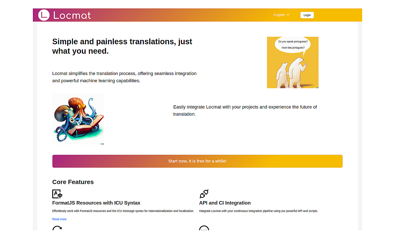 Locmat screenshot