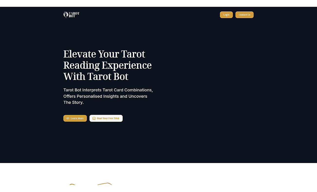TarotBot screenshot