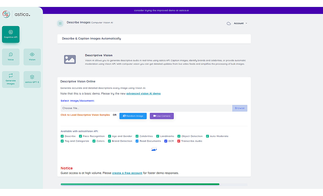 astica screenshot