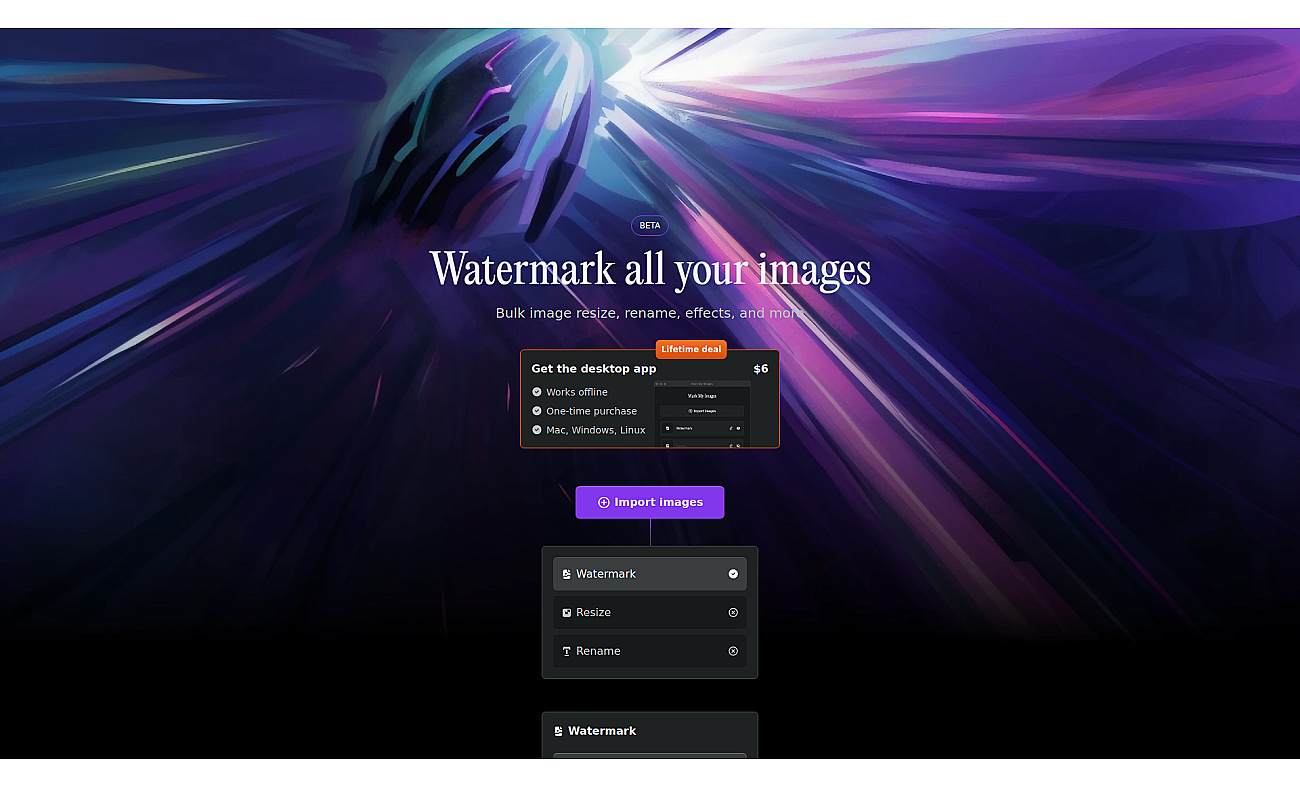 MarkMyIMages screenshot