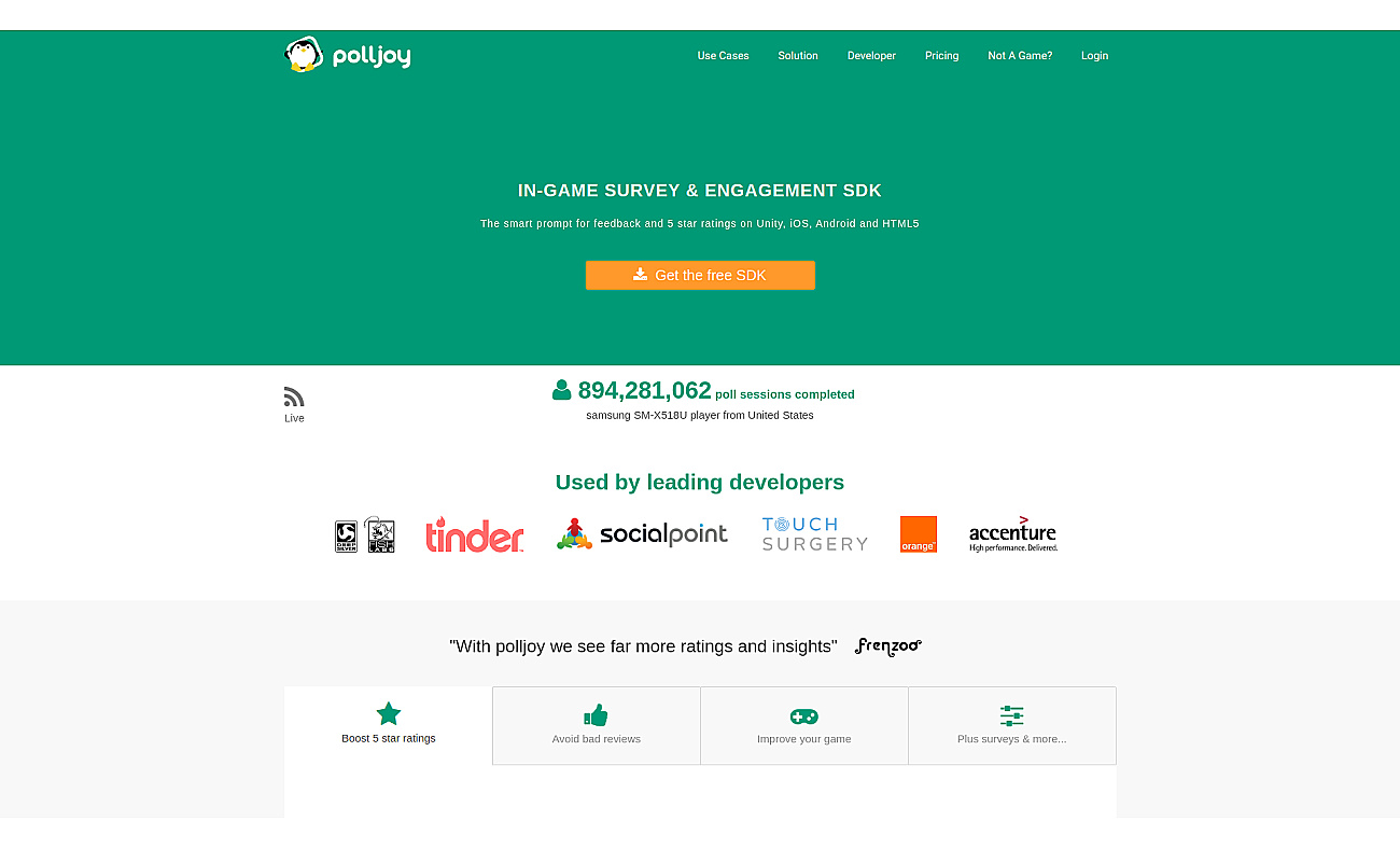 Polljoy screenshot