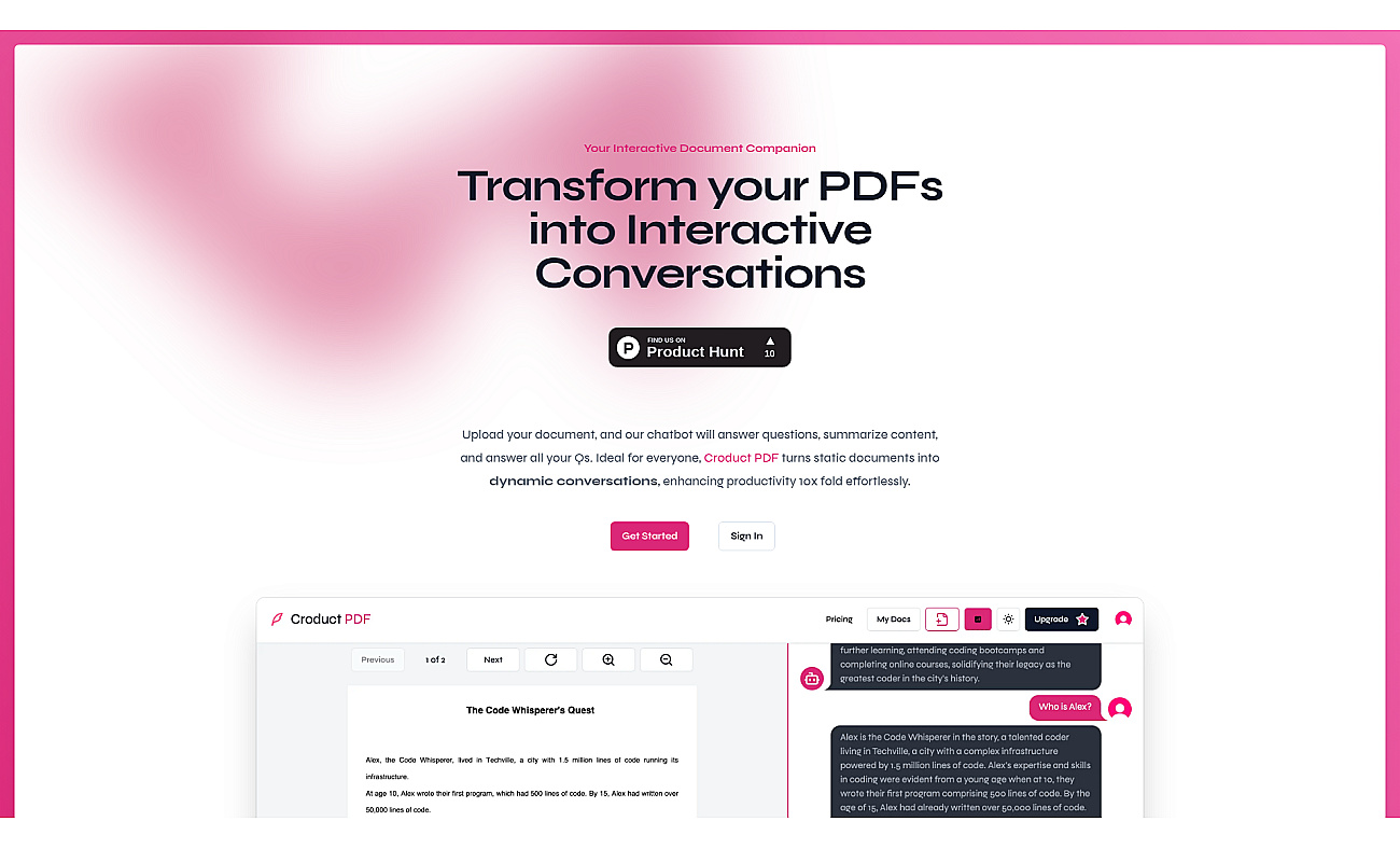 Croduct PDF screenshot