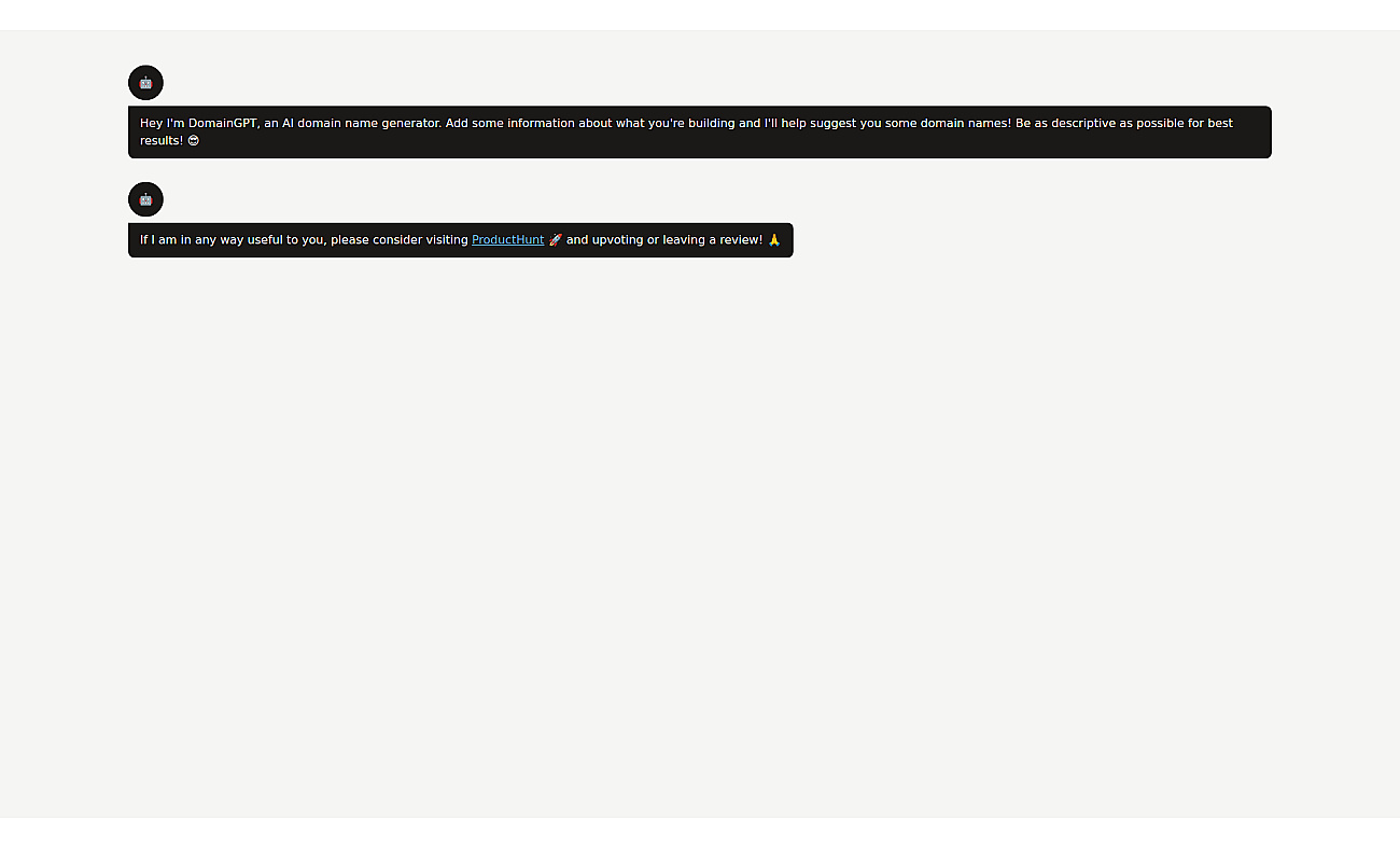 AIDomainIdeas screenshot