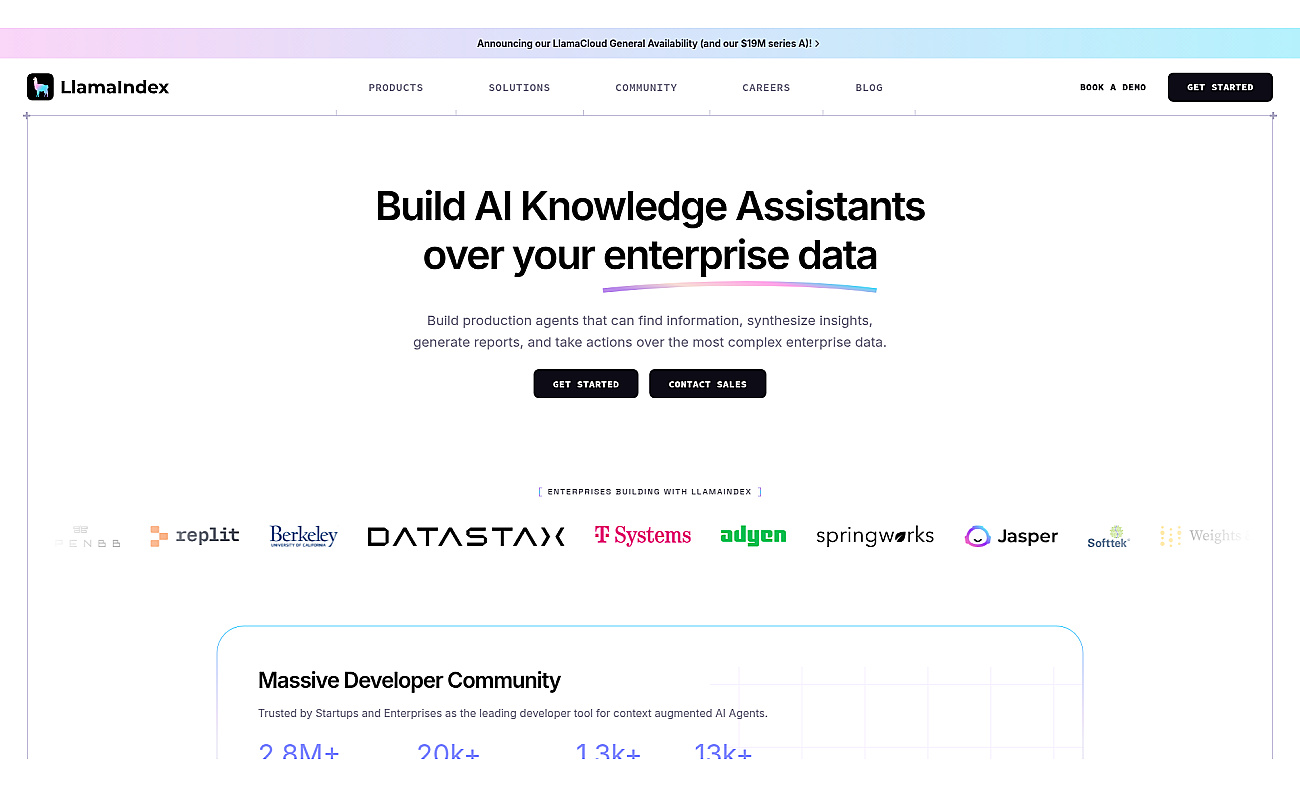 LlamaIndex screenshot