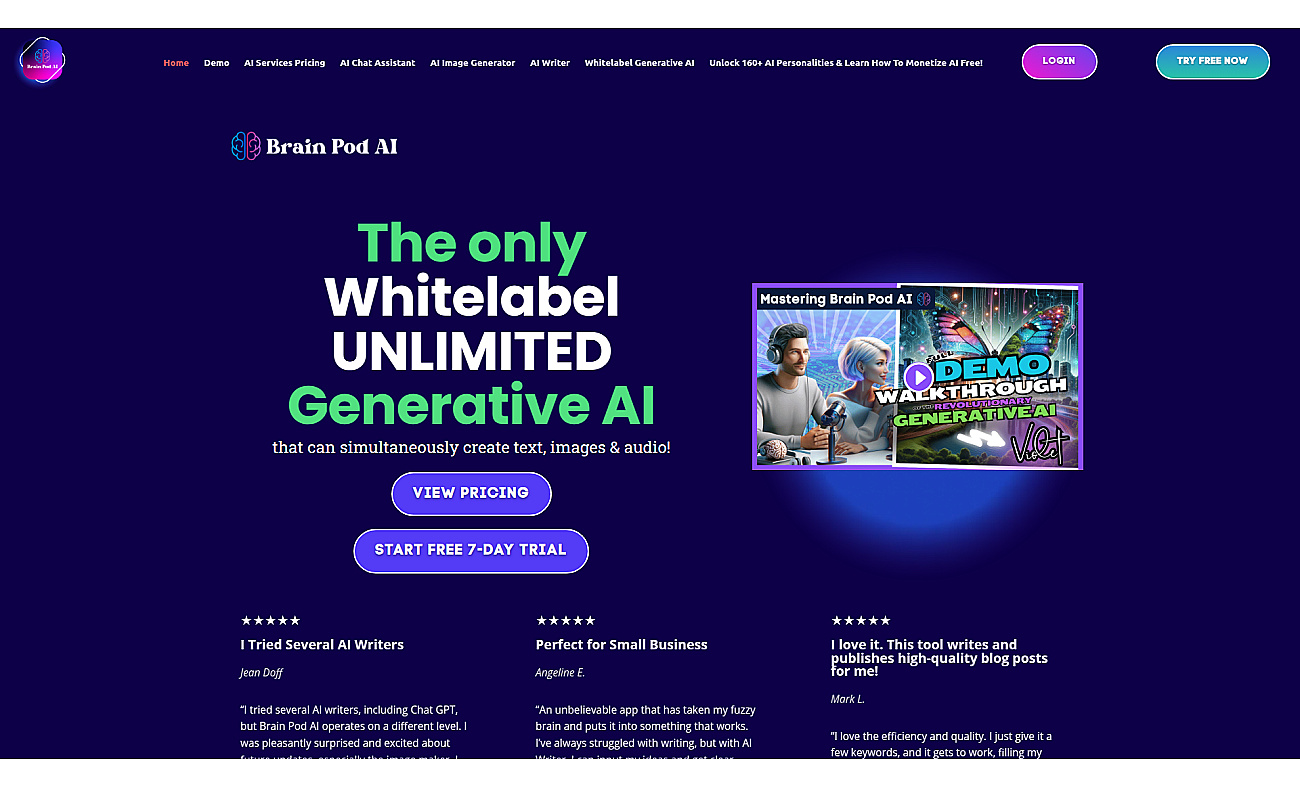 Brain Pod AI screenshot