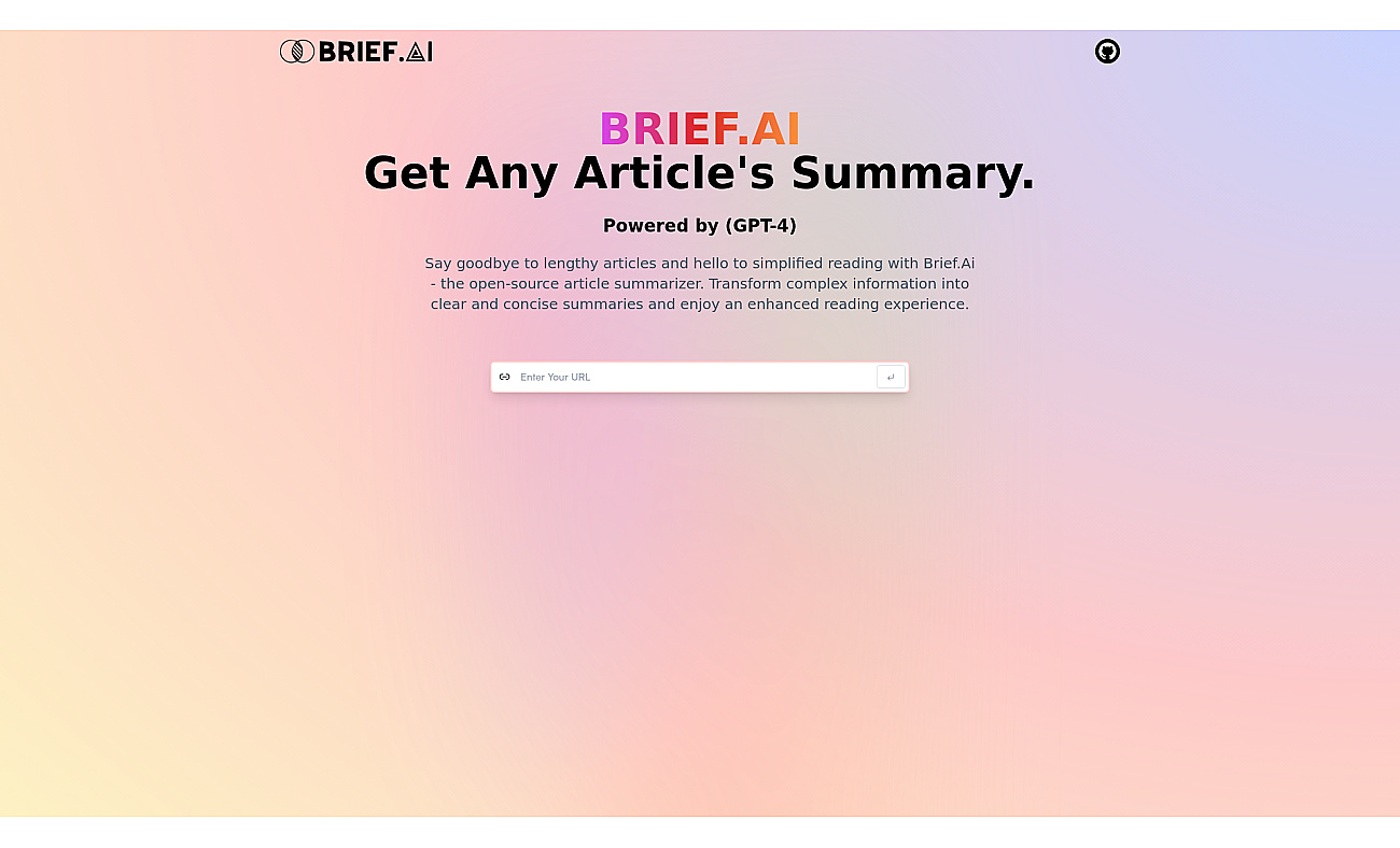 BriefAI screenshot