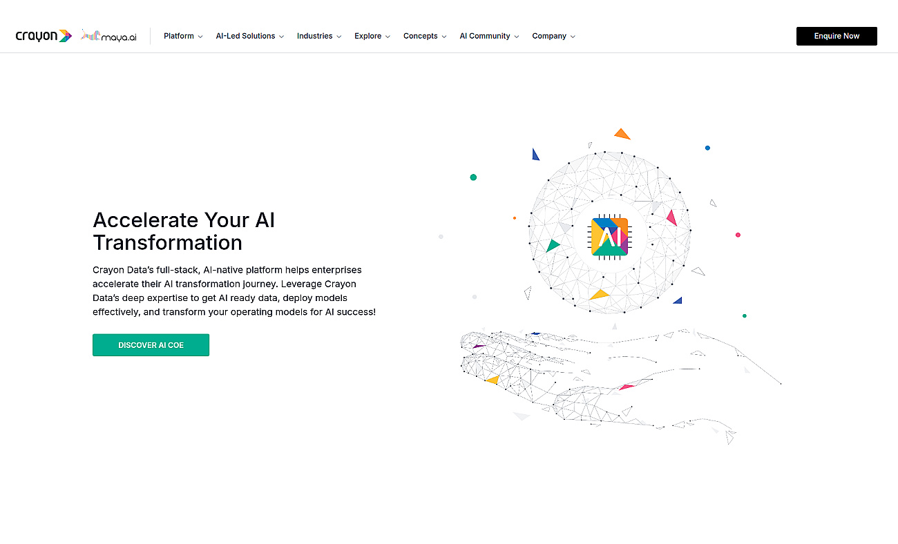 Crayondata.com screenshot