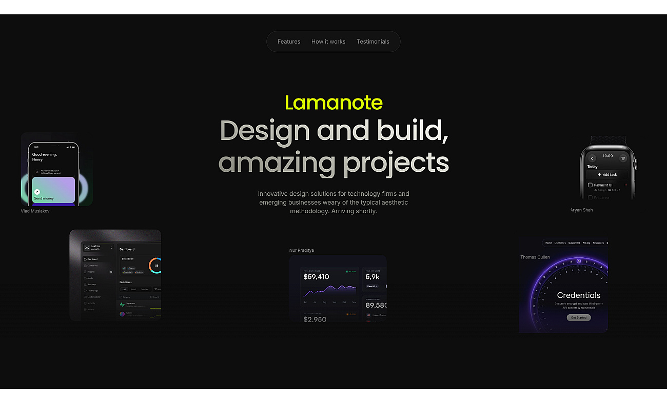 Lamanote screenshot