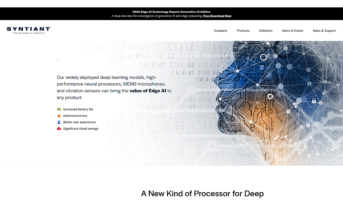 Syntiant screenshot