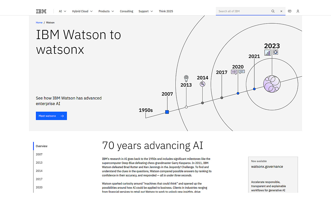 IBM Watson Assistant screenshot
