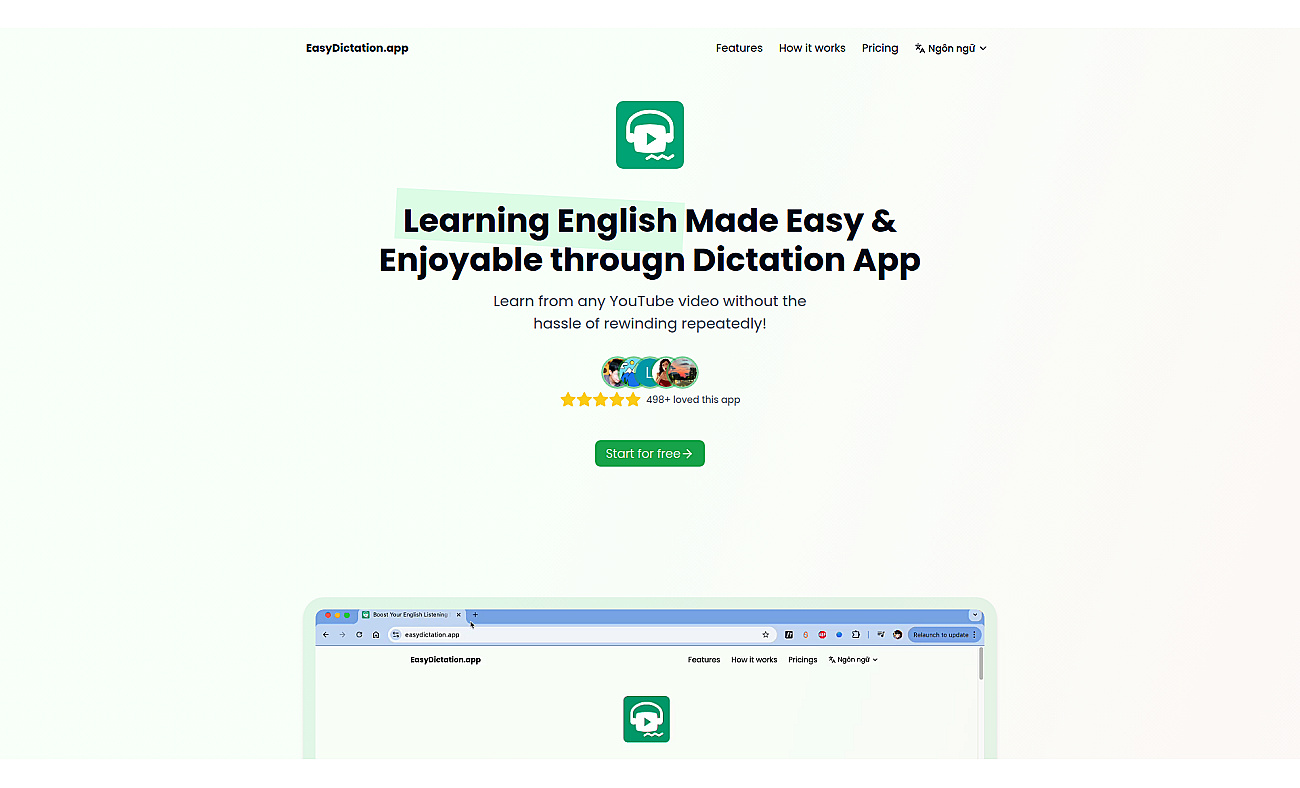 EasyDictation.app screenshot