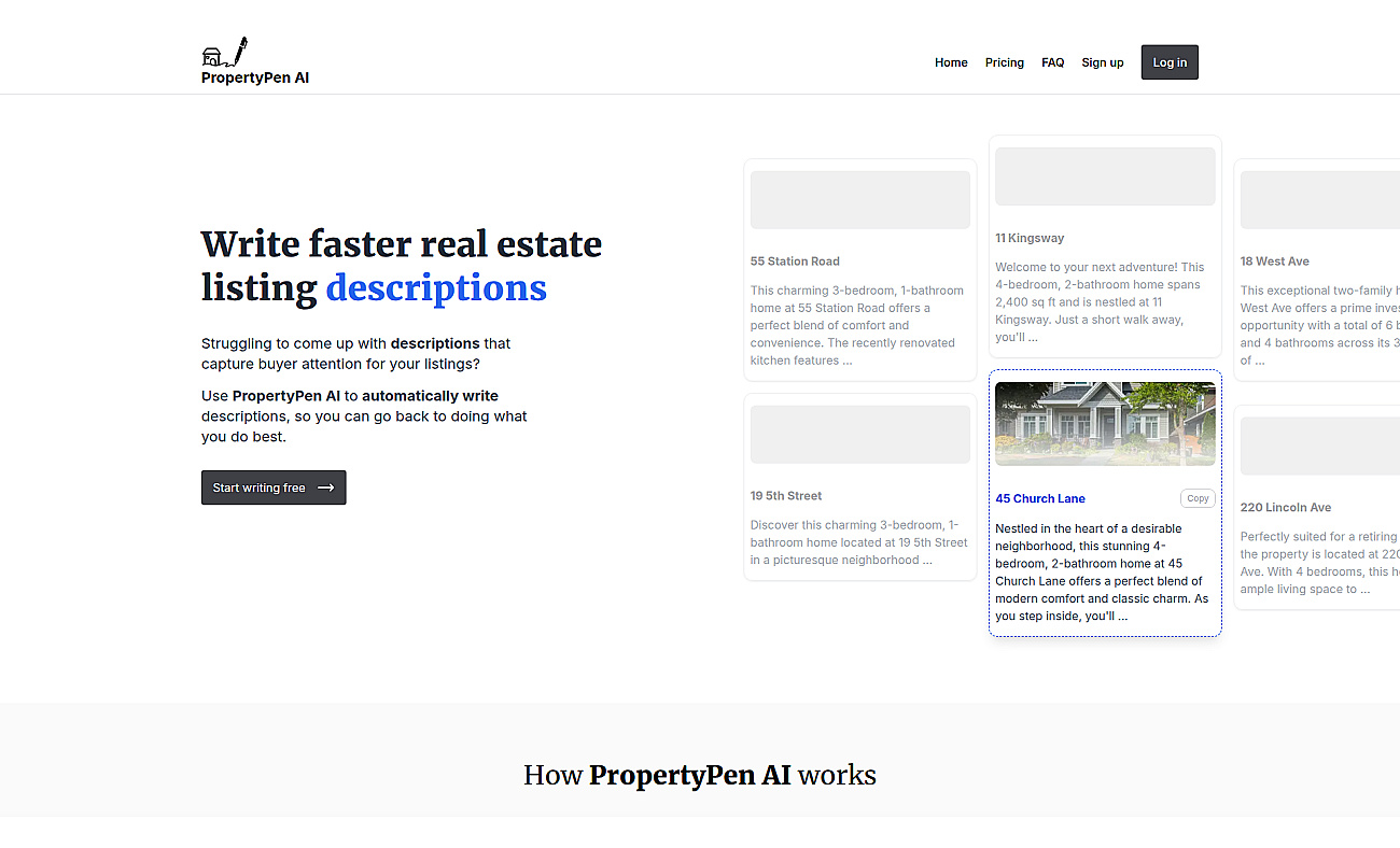 PropertyPen AI screenshot