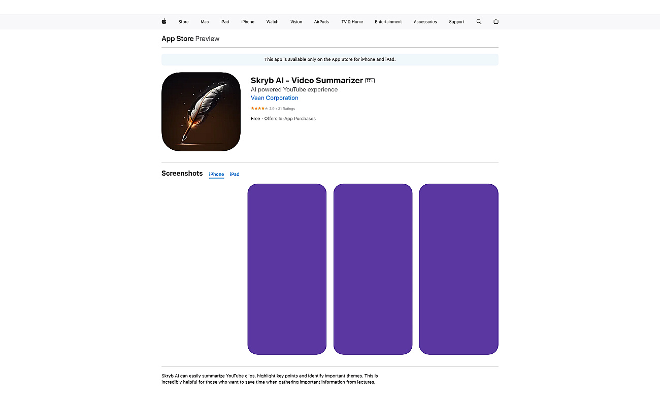 Skryb AI screenshot