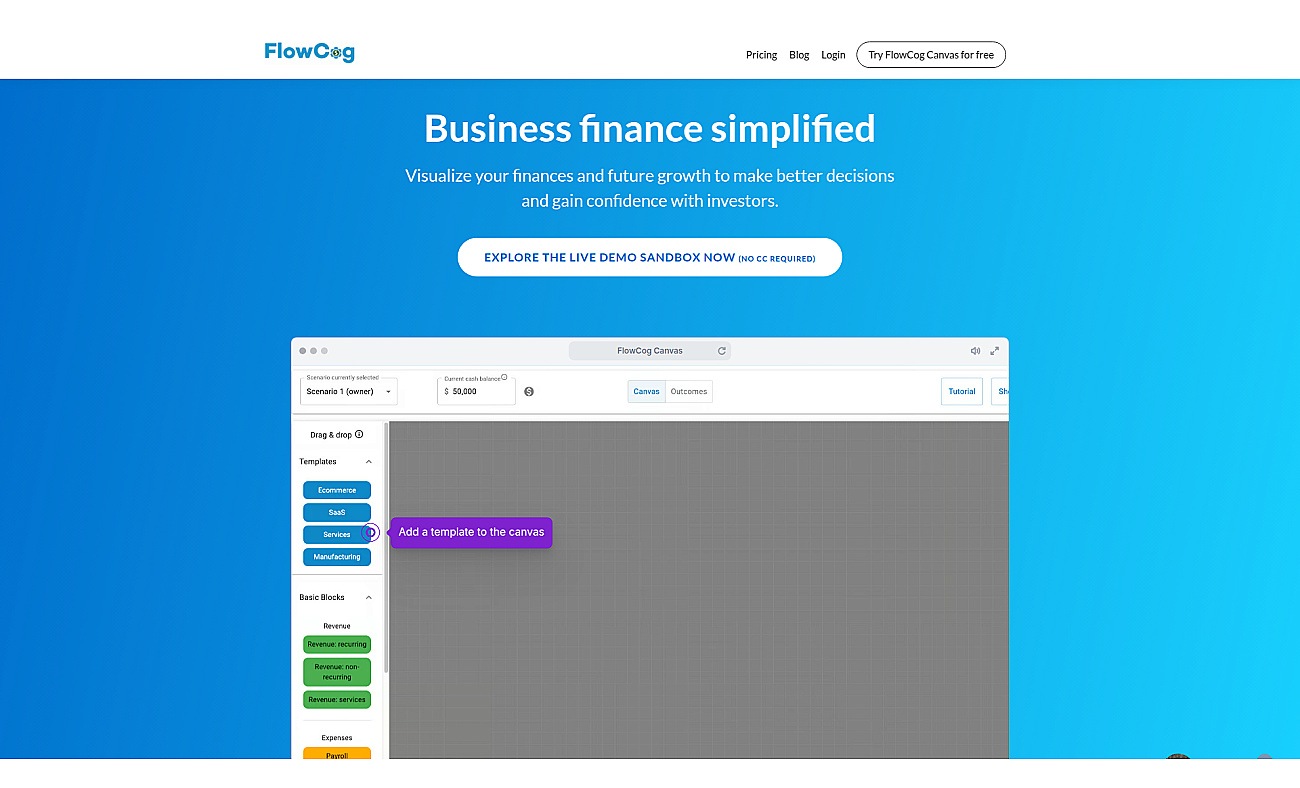 FlowCog screenshot