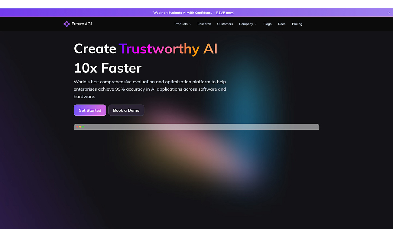 Future AGI screenshot
