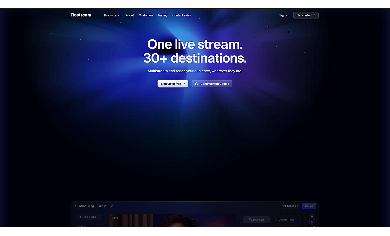 Restream screenshot