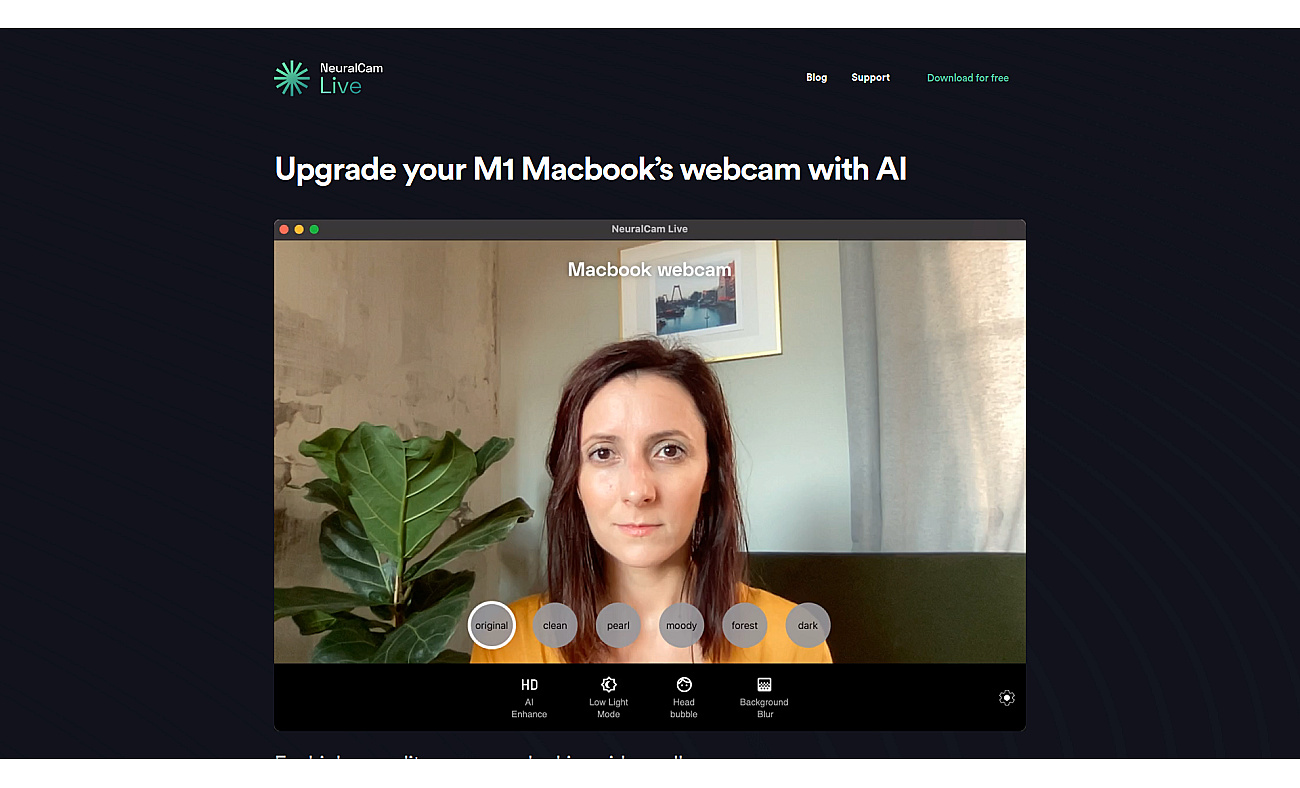 NeuralCam Live for Mac screenshot