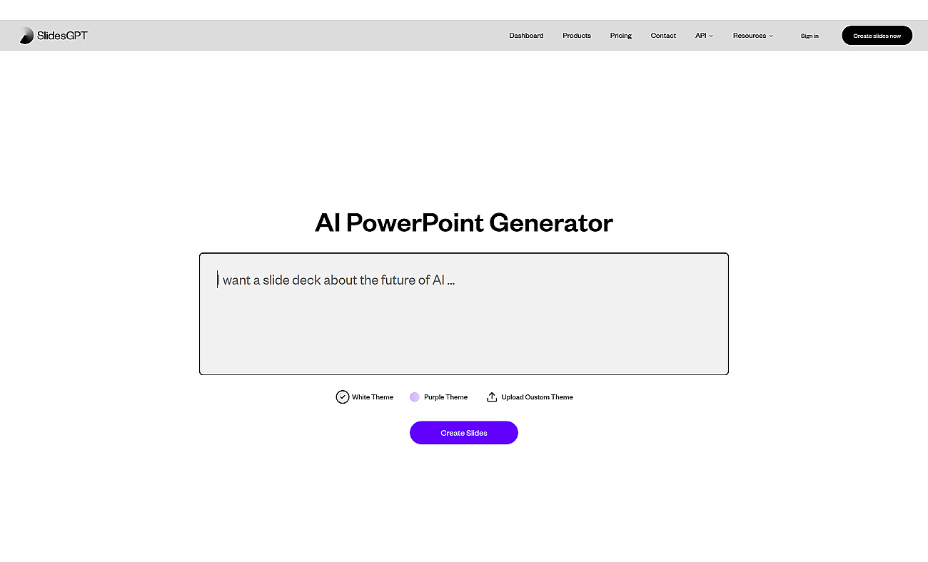 SlidesGPT screenshot