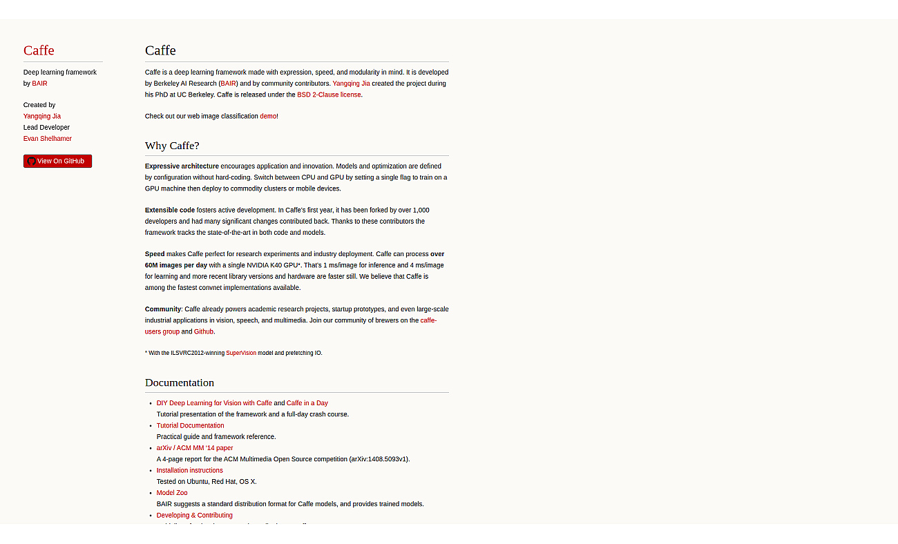 Caffee screenshot
