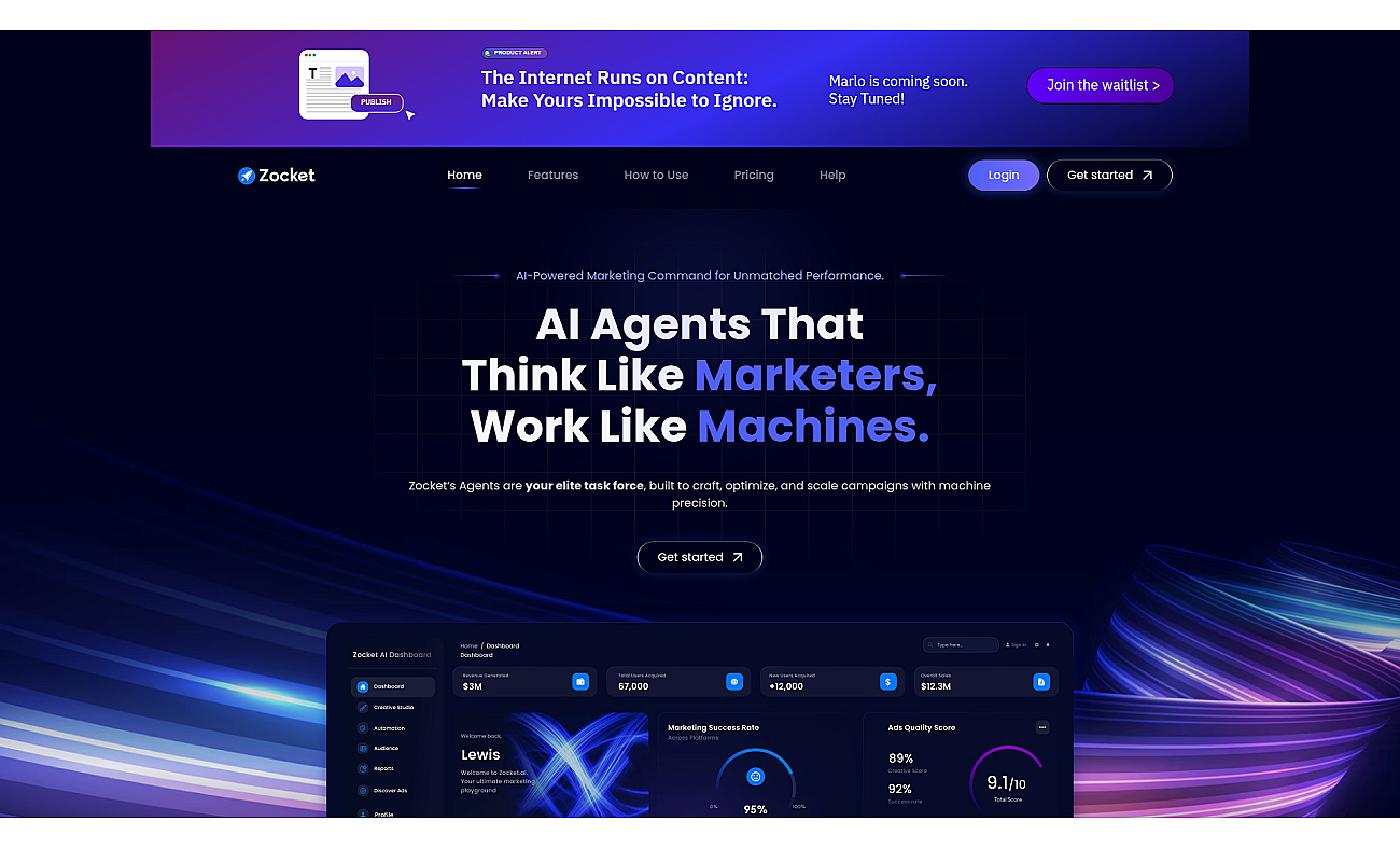 Zocket screenshot