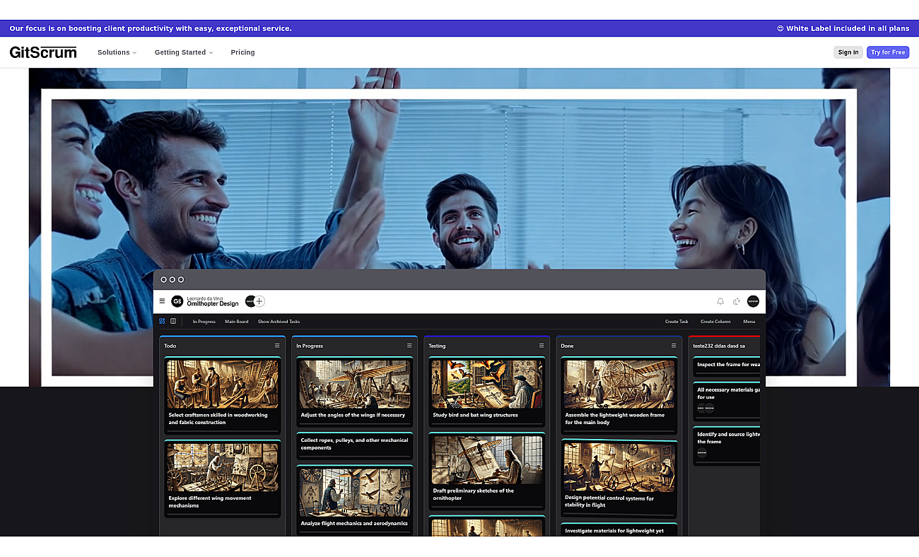 GitScrum User Story AI screenshot