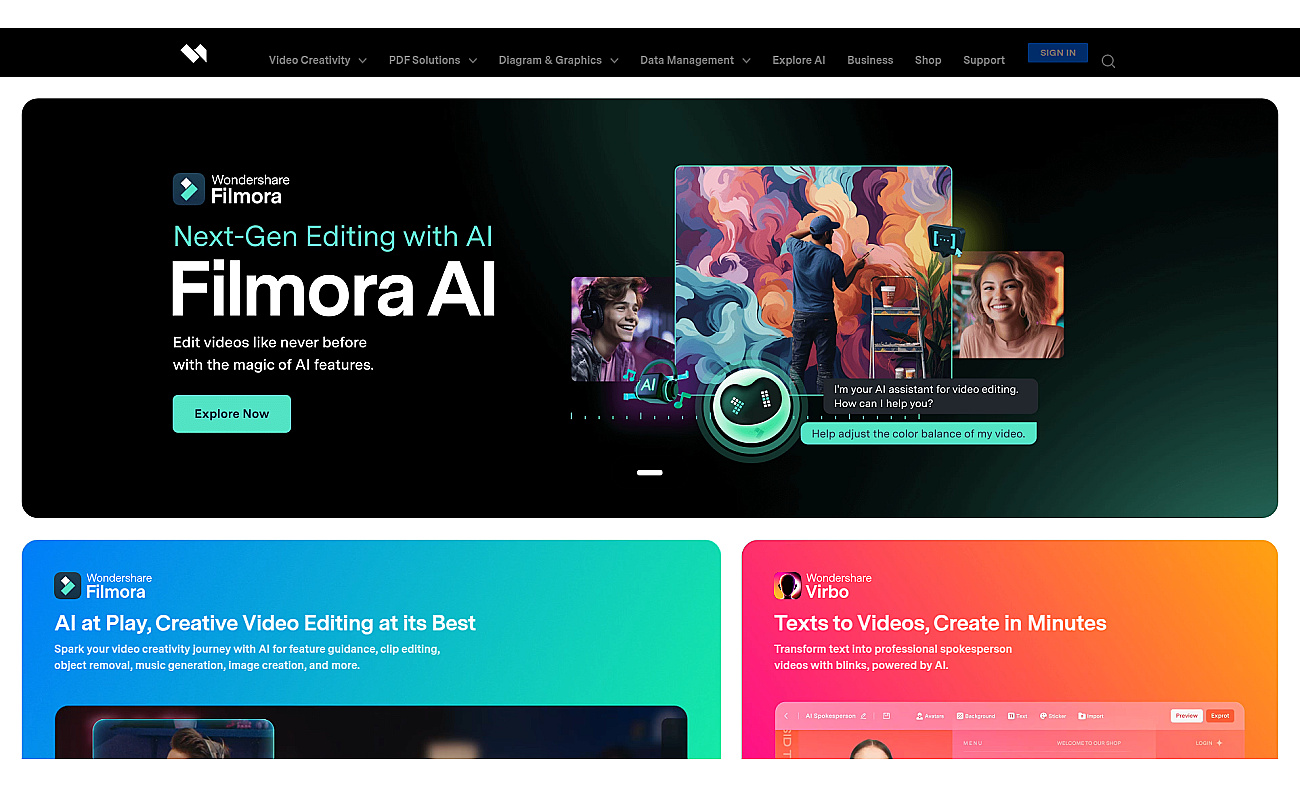wondershare.net screenshot