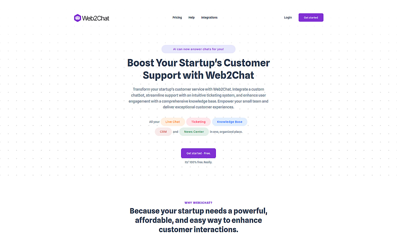 Web2Chat screenshot