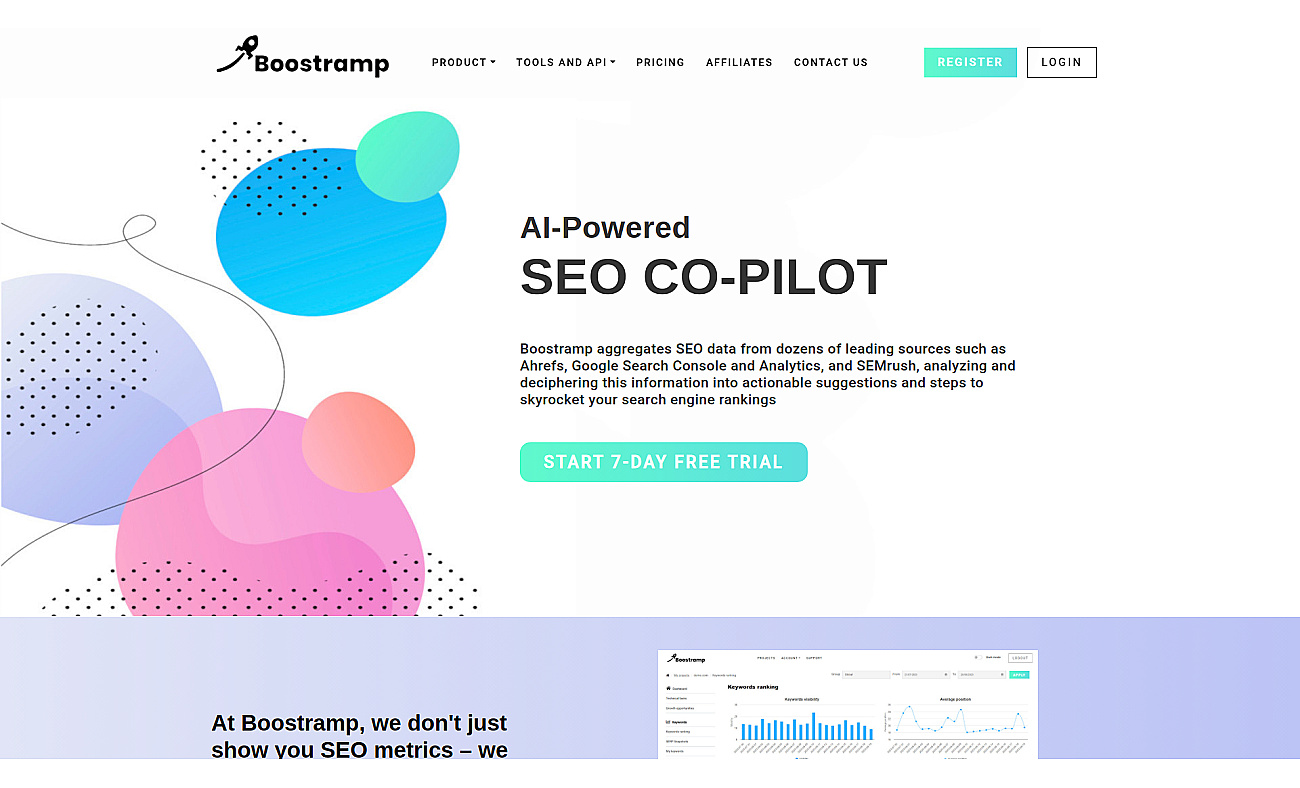 Boostramp screenshot
