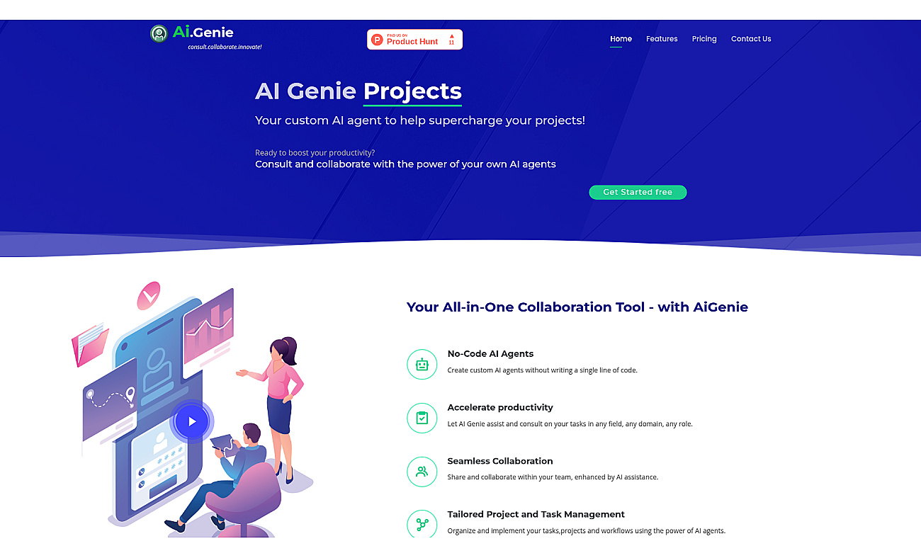 Aigenie screenshot