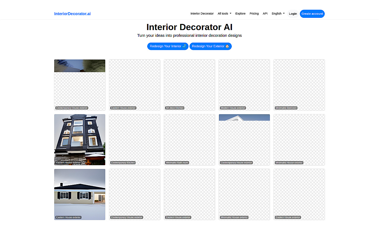 Interior Decorator AI screenshot