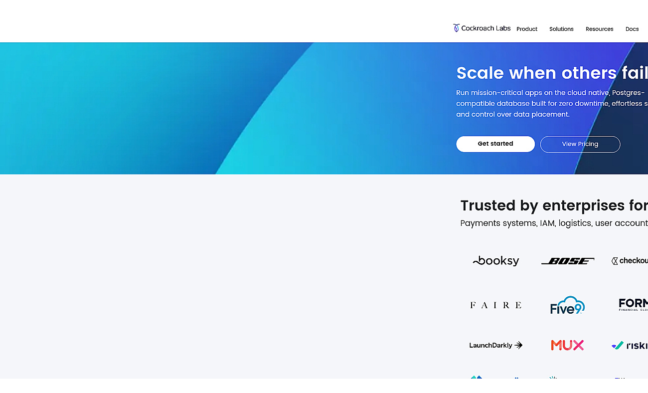 CockroachDB screenshot