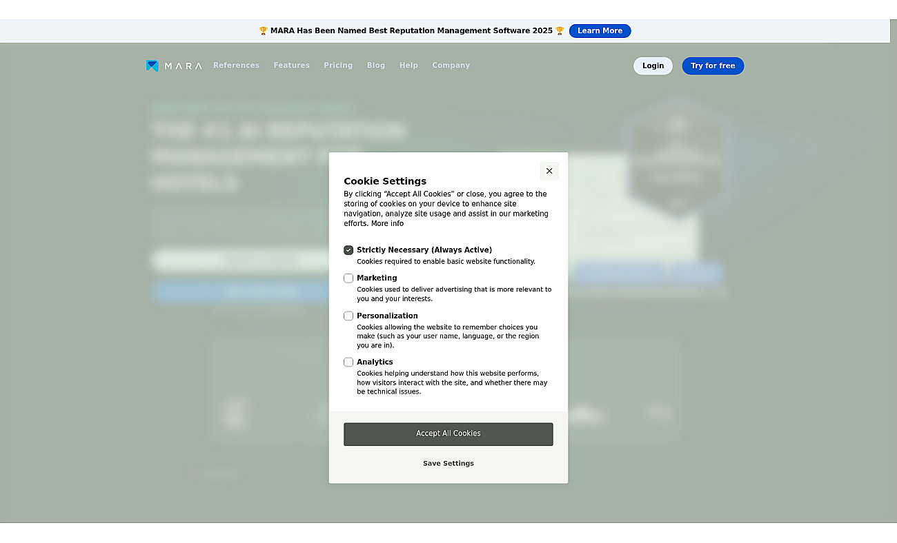 MARA screenshot