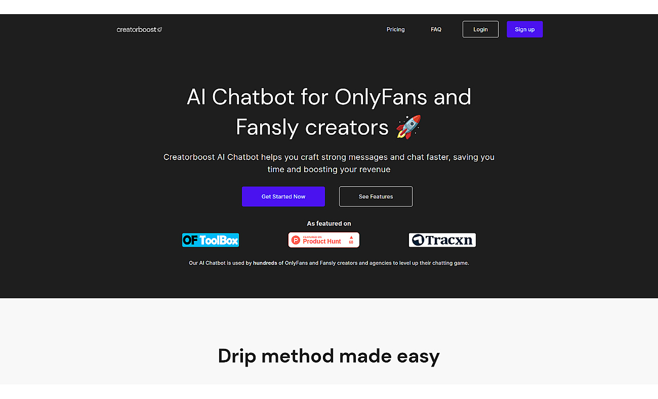 Creatorboost screenshot