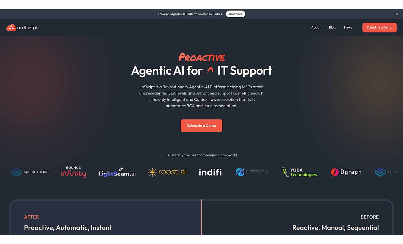 unSkript screenshot