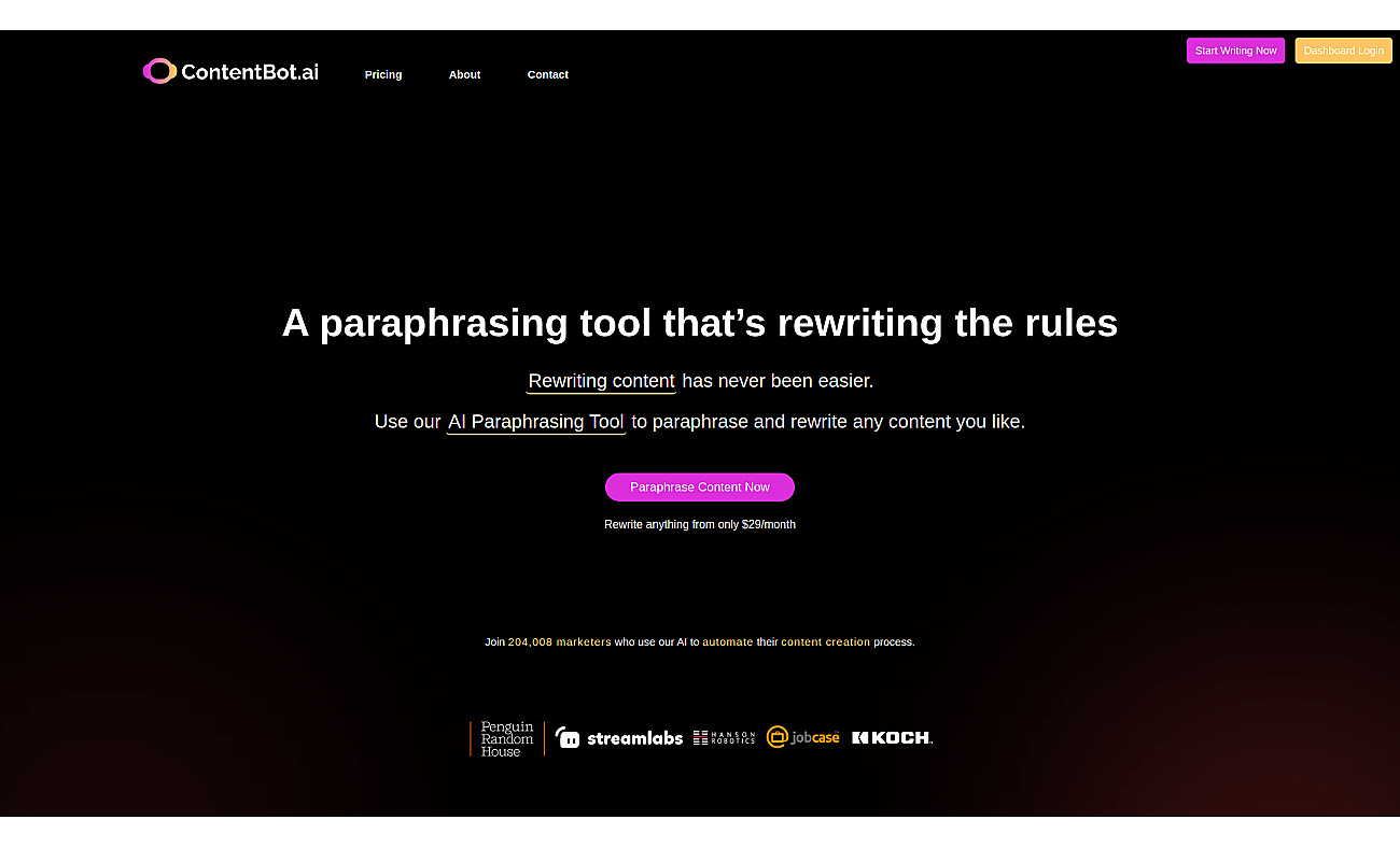 AI Paraphrasing Tool screenshot