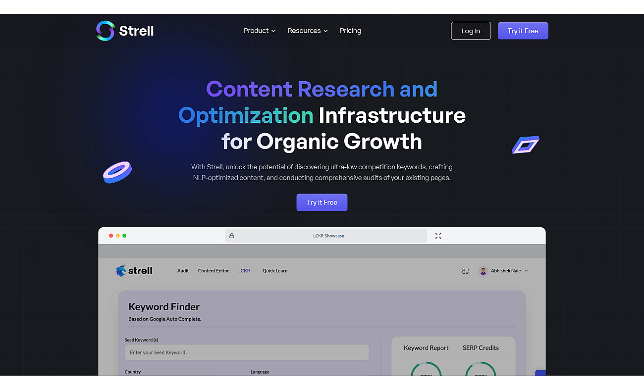 Strell screenshot