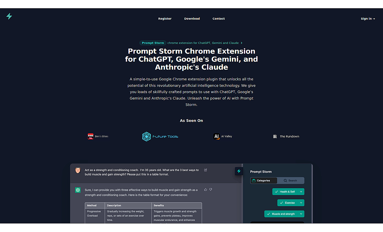 Prompt Storm screenshot