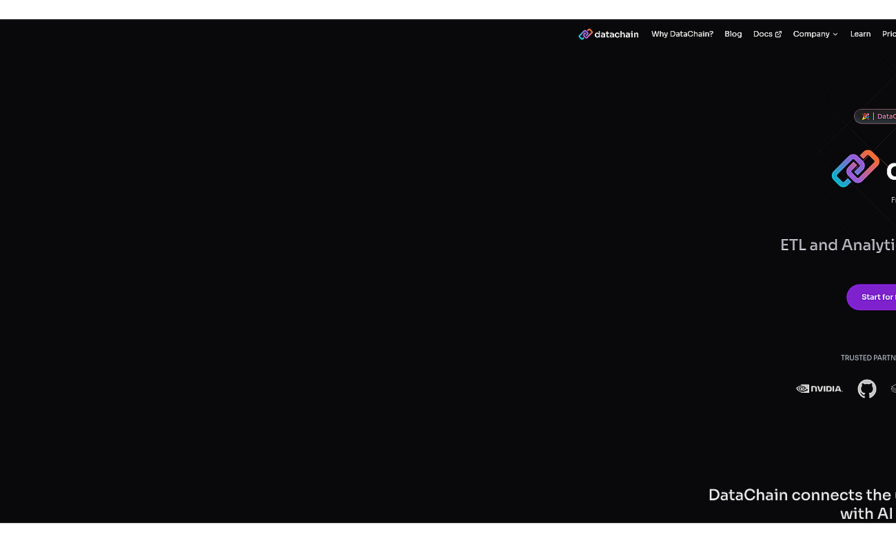 Datachain screenshot