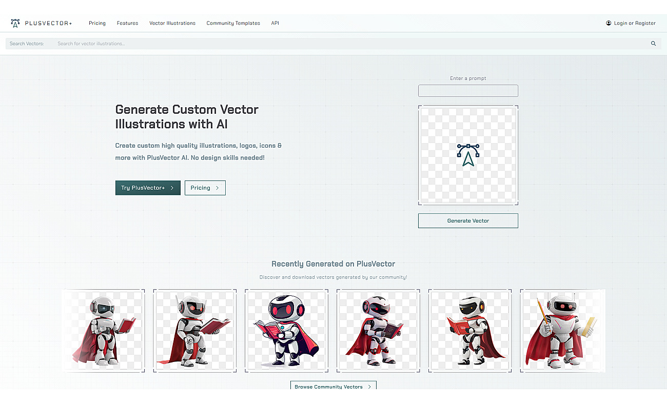 Plusvector screenshot