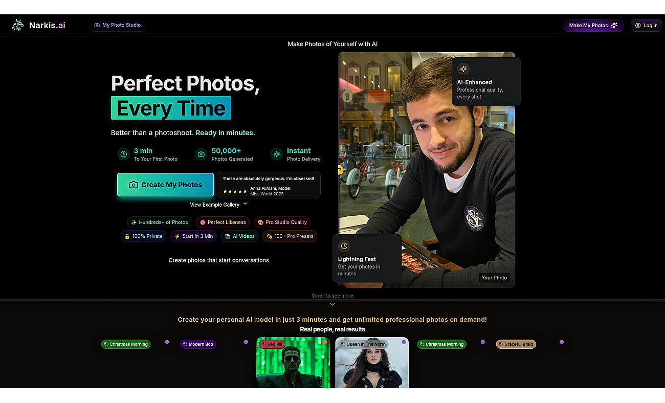 Narkis.ai screenshot
