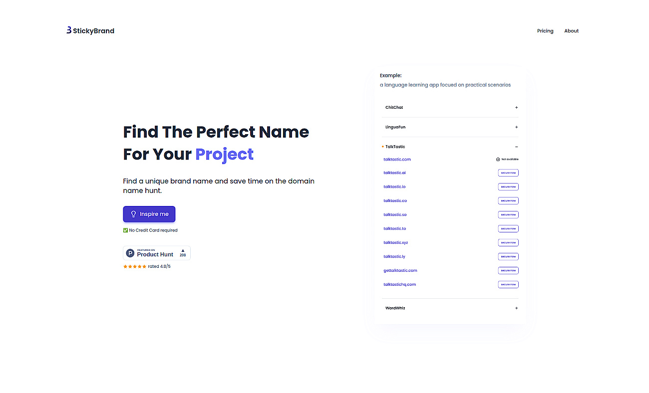 StickyBrand screenshot